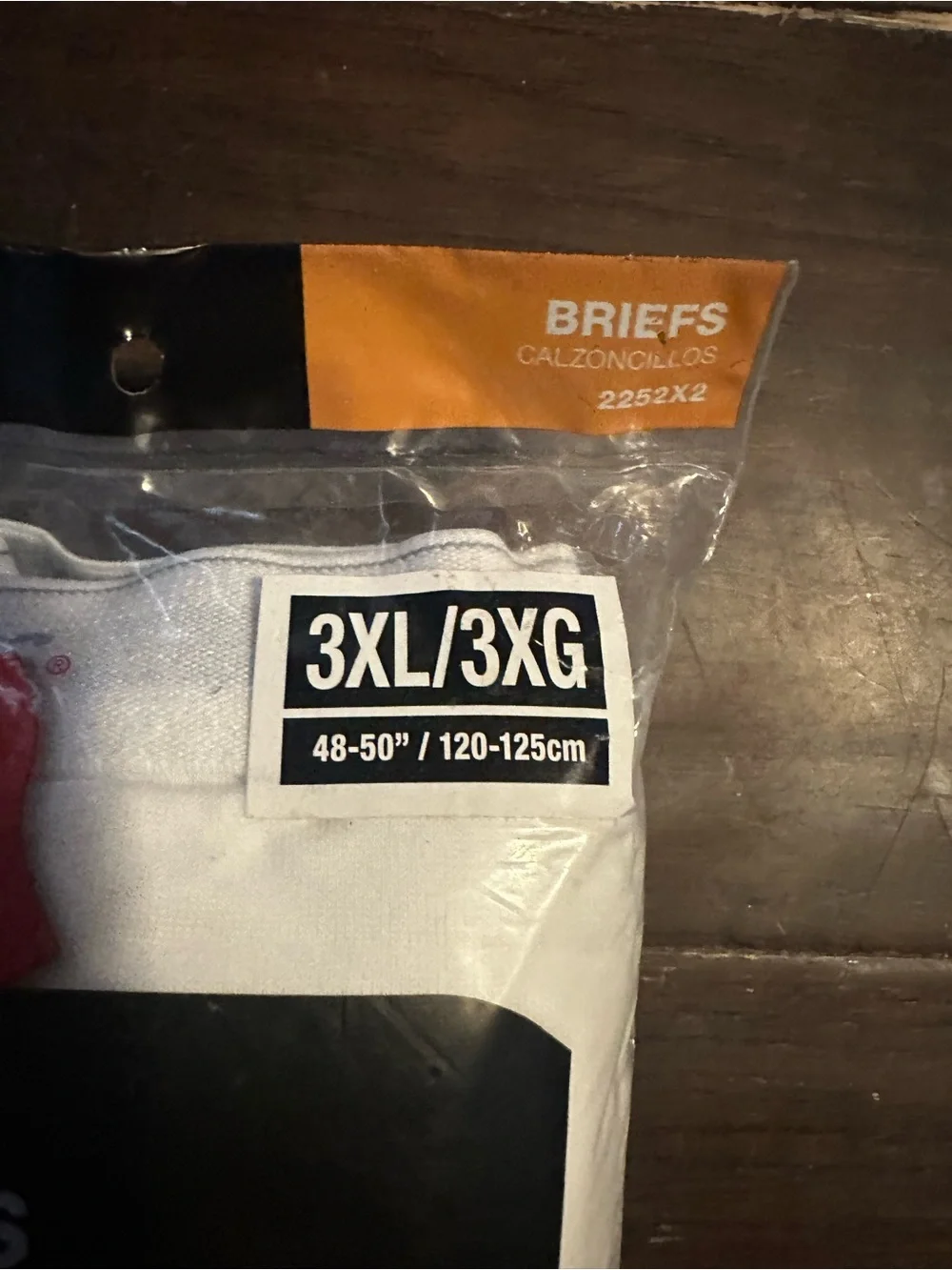Hanes White Men's Tagless Briefs - 3 Pack (3XL)
